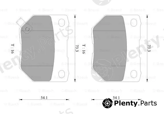 Bosch 0986AB9052 — Brake Pad Set, disc brake