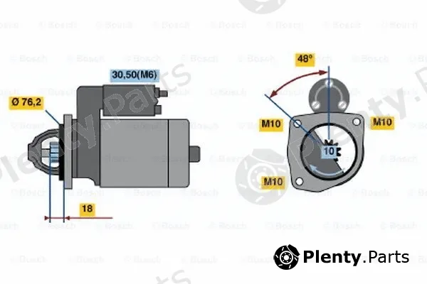Bosch 0001218128 — Starter