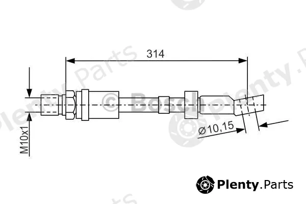 Bosch 1987476408 — Brake Hose