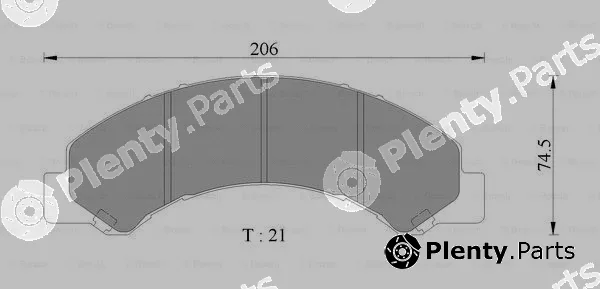 Bosch 0986AB2356 — Brake Pad Set, disc brake
