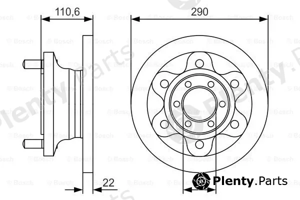 Bosch 0986479S95 — Brake Disc