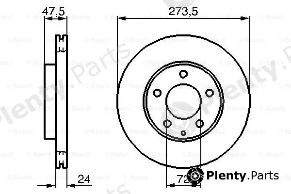 Bosch 0986479034 — Brake Disc