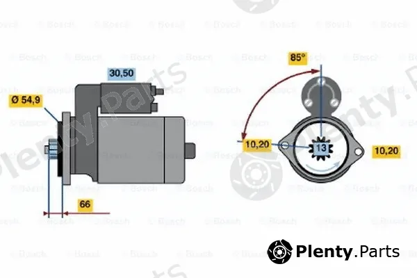 Bosch 0986017641 — Starter