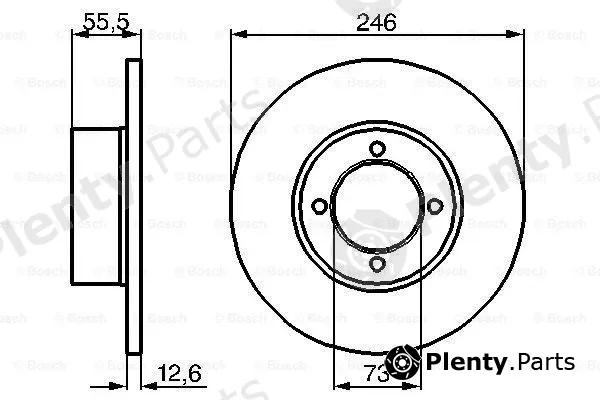 Bosch 0986478082 — Brake Disc