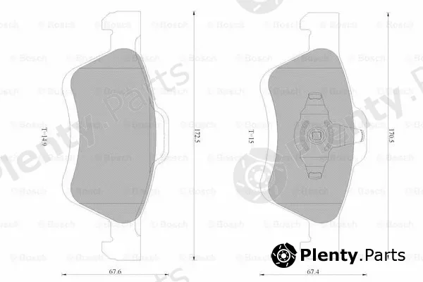 Bosch 0986AB9402 — Brake Pad Set, disc brake
