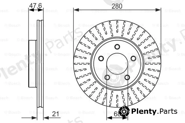 Bosch 0986479347 — Brake Disc