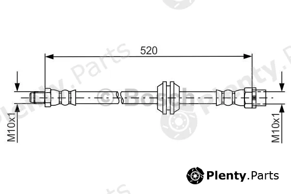 Bosch 1987481680 — Brake Hose