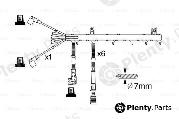 Bosch 0986356364 — Ignition Cable Kit