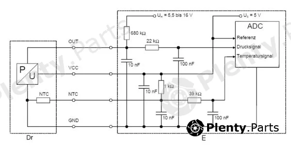 Bosch 0261230145 — Sensor, fuel temperature