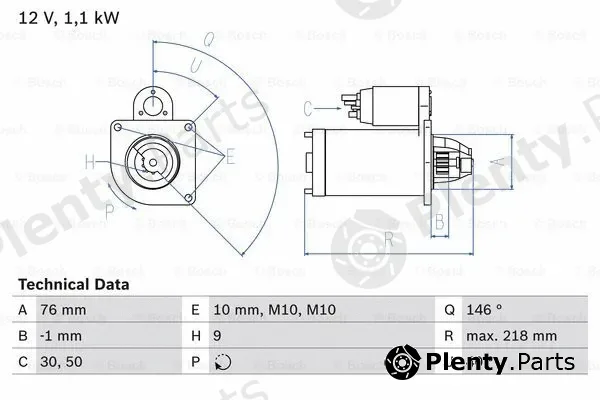 Bosch 0986018870 — Starter