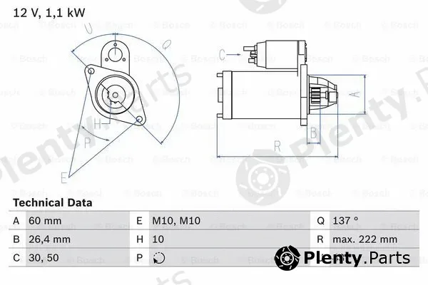 Bosch 0986021800 — Starter