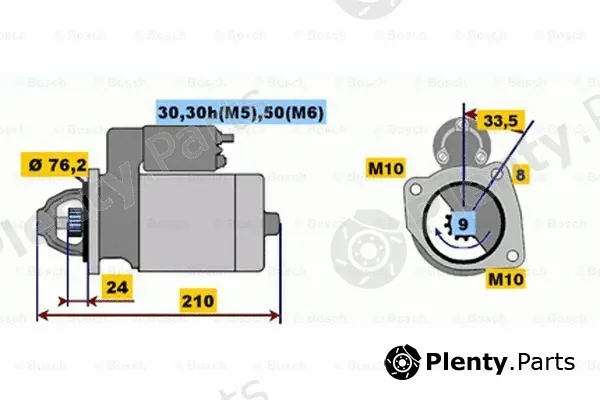 Bosch 0001108401 — Starter