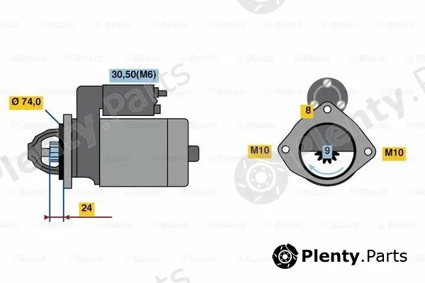 Bosch 0001115040 — Starter