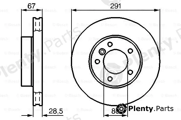 Bosch 0986478691 — Brake Disc