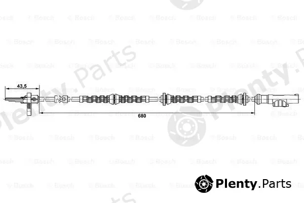Bosch 0265008005 — Sensor, wheel speed