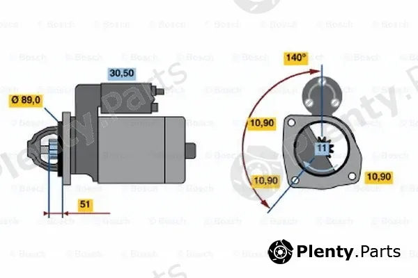 Bosch 0986017090 — Starter