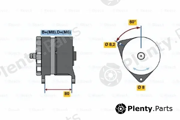Bosch 0120469913 — Alternator