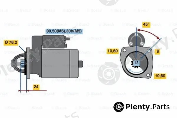 Bosch 0001110110 — Starter