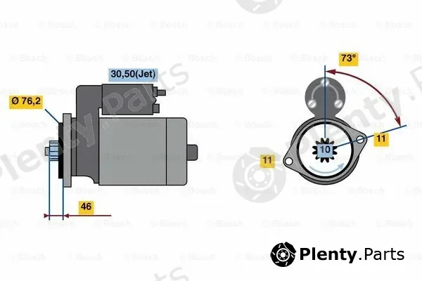 Bosch 0001121412 — Starter