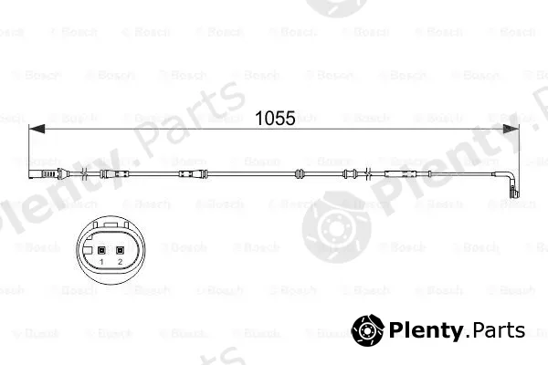 Bosch 1987473507 — Warning Contact, brake pad wear