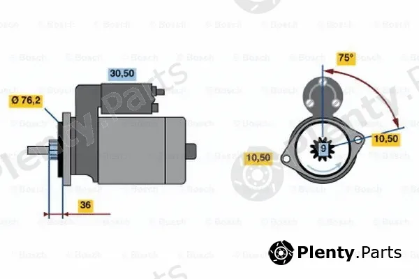 Bosch 0986010810 — Starter