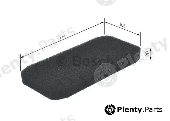 Bosch 1987431173 — Filter, cabin air