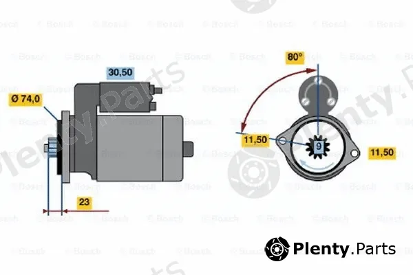 Bosch 0986014391 — Starter