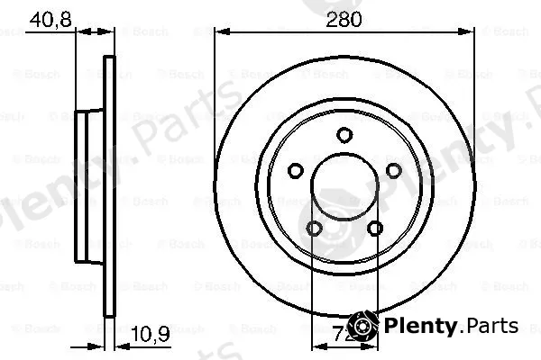 Bosch 0986479181 — Brake Disc