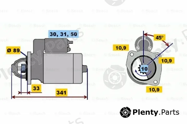 Bosch 0001368026 — Starter