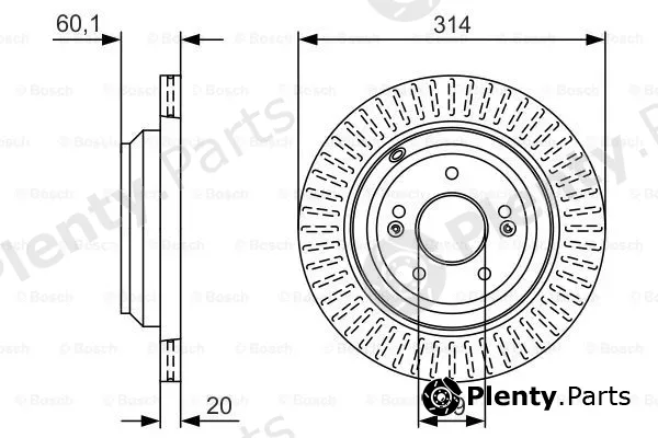 Bosch 0986479V11 — Brake Disc