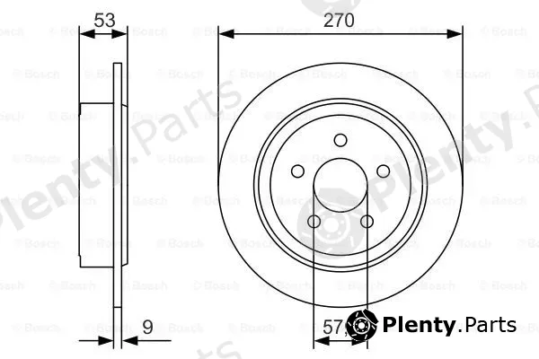 Bosch 0986479A79 — Brake Disc