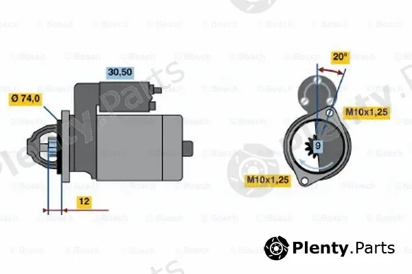 Bosch 0986014531 — Starter