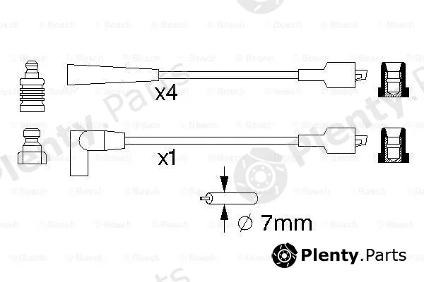 Bosch 0986357101 — Ignition Cable Kit