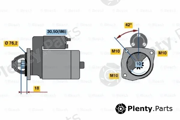 Bosch 0001108139 — Starter