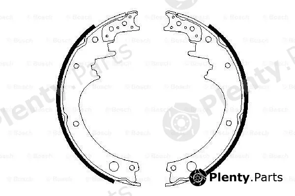 Bosch 0986487316 — Brake Shoe Set