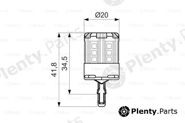 Bosch 1987301524 — Bulb, direction indicator LED Retrofit BL