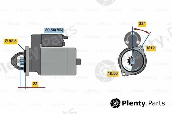 Bosch 0001107112 — Starter