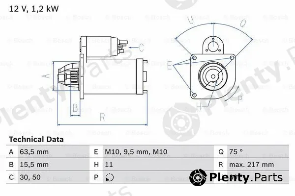 Bosch 0986022131 — Starter