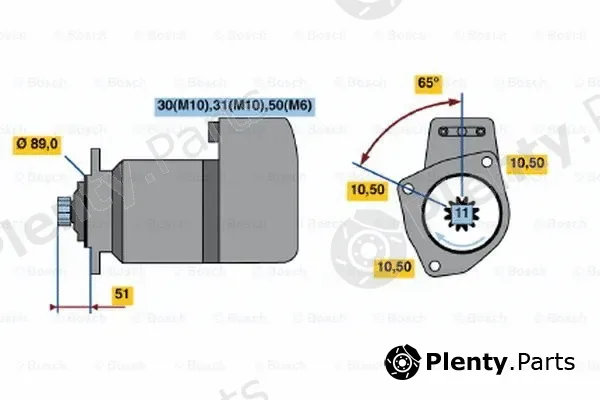 Bosch 0001417080 — Starter