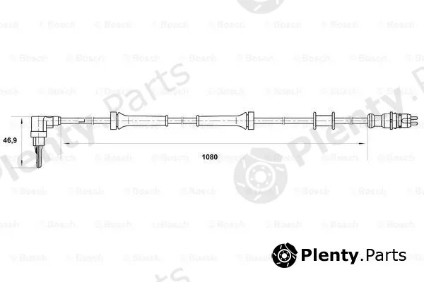 Bosch 0265007034 — Sensor, wheel speed