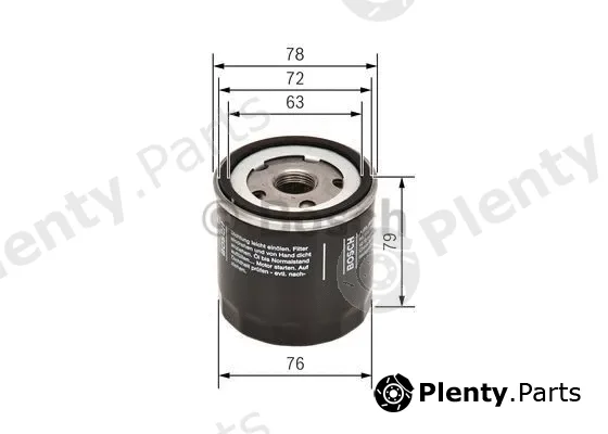 Bosch F026407176 — Oil Filter