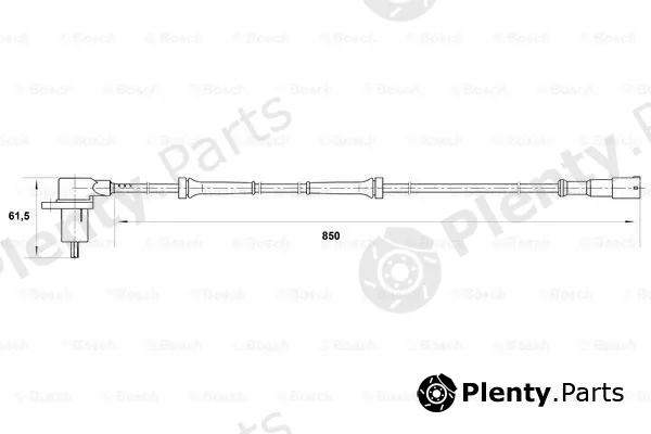 Bosch 0265006364 — Sensor, wheel speed