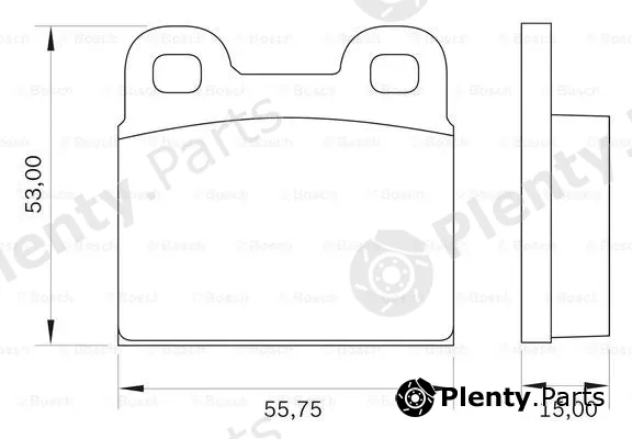 Bosch 0986BB0014 — Brake Pad Set, disc brake