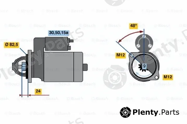 Bosch 0986013670 — Starter