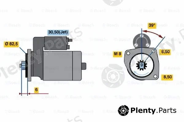 Bosch 0986022510 — Starter