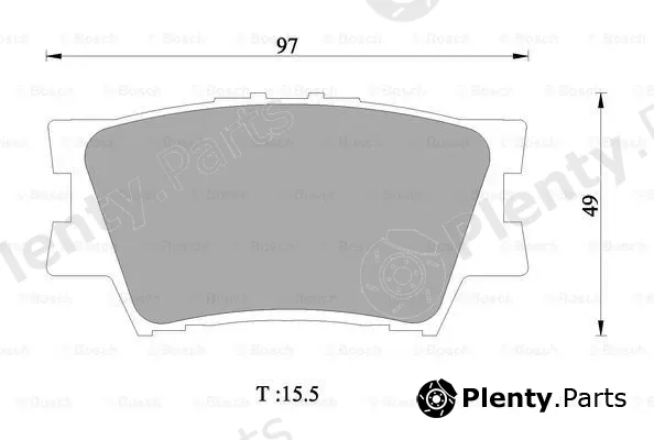 Bosch 0986AB1421 — Brake Pad Set, disc brake