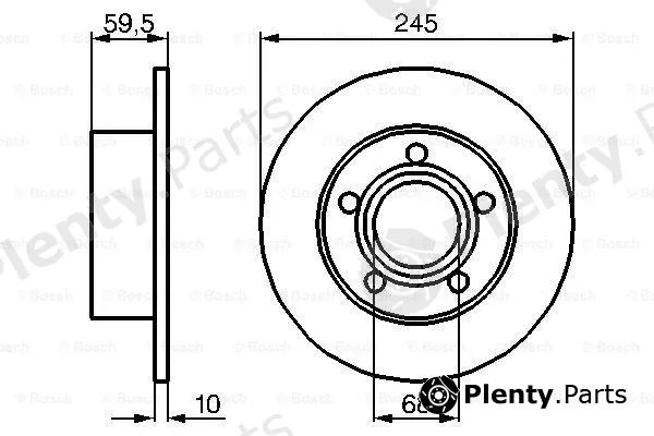Bosch 0986478023 — Brake Disc