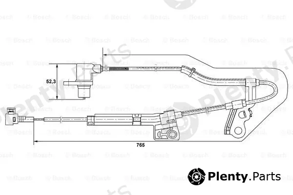 Bosch 0265006677 — Sensor, wheel speed