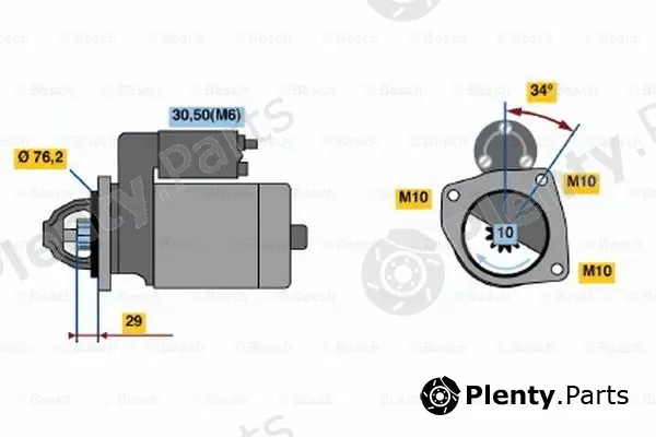 Bosch 0001107499 — Starter