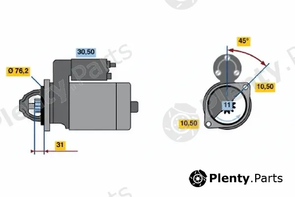 Bosch 0001107090 — Starter